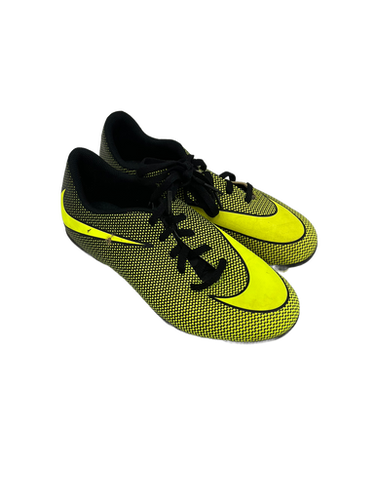 Used Nike BRAVATA Soccer Cleats Yellow Junior 06 11692-S000138349