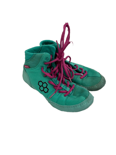 Used Rudis COLT 3.0 Wrestling Shoes Teal Junior 04 11692-S000138374