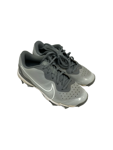 Used Nike ALPHA HUARACHE BB/SB Cleats Grey Junior 02 11692-S000138375