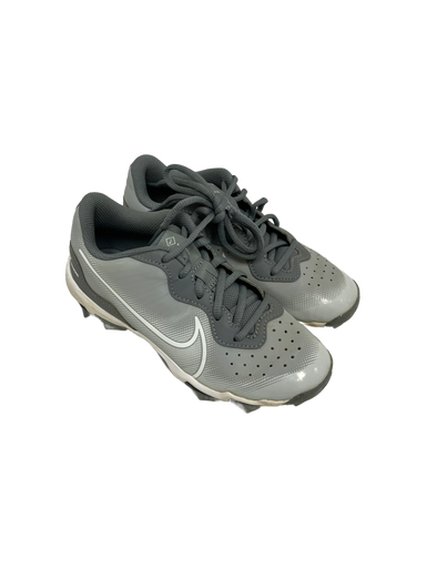 Used Nike ALPHA HUARACHE BB/SB Cleats Grey Junior 02 11692-S000138375