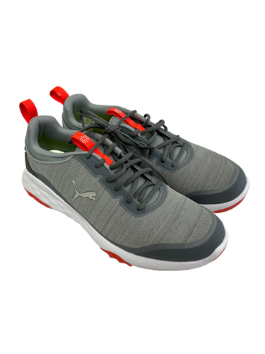 Used Puma FUSION PRO Mens Golf Shoes Grey Senior 10.5 11692-S000138394