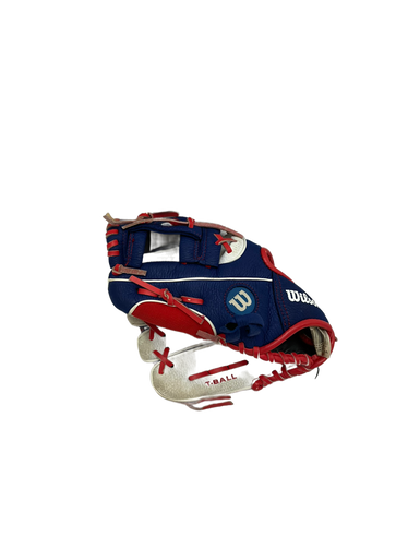 Used Wilson A200 BB/SB Glove T-ball Navy Blue 10" 11692-S000138398