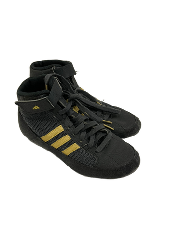 Used Adidas HVC 2 Wrestling Shoes Grey Junior 03.5 11692-S000138437