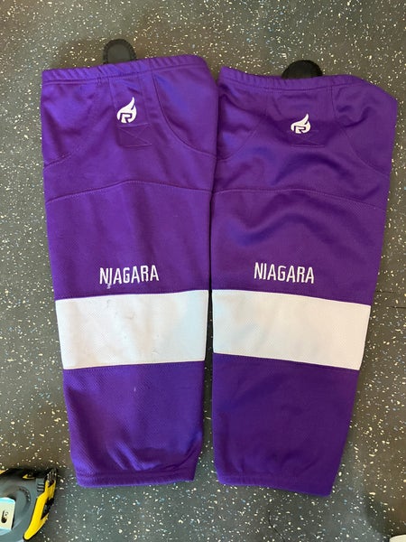 Niagara University Purple Game Socks