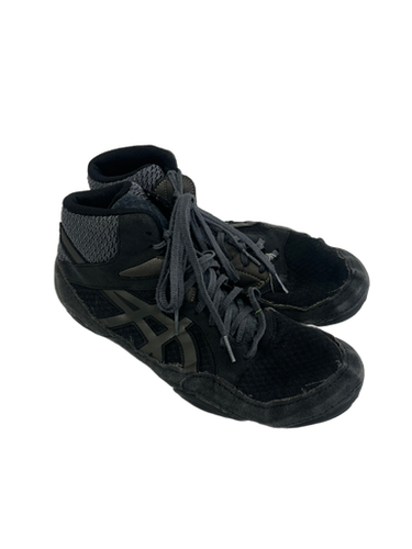 Used Asics SNAPDOWN Wrestling Shoes Black Senior 9 11692-S000138457