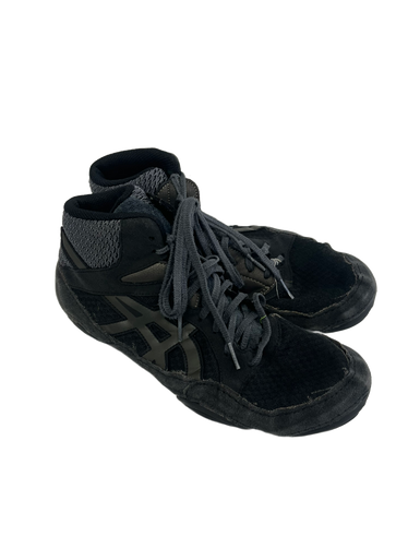 Used Asics SNAPDOWN Wrestling Shoes Black Senior 9 11692-S000138457