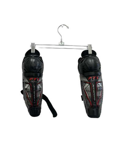 Used CCM JETSPEED FT1 Youth Shin Guards Black 9" 11692-S000138463