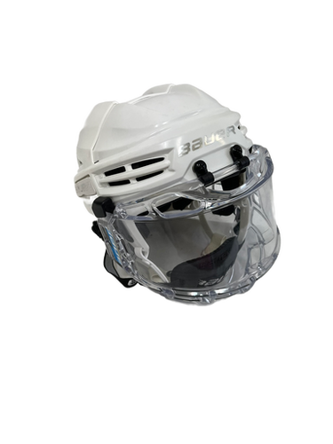 Used Bauer RE-AKT 100 YTH Helmet Cage Combo White One Size 11692-S000138464
