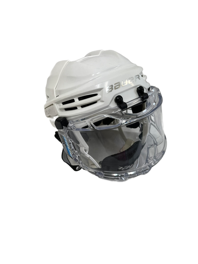 Used Bauer RE-AKT 100 YTH Helmet Cage Combo White One Size 11692-S000138464