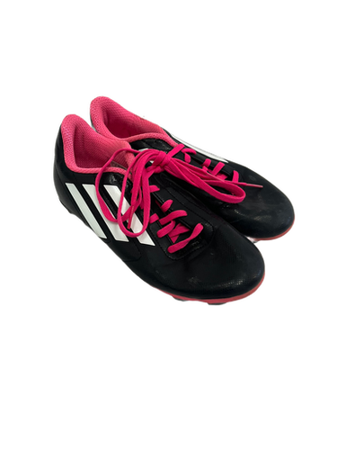 Used Adidas CONQUISTO Soccer Cleats Black Senior 5.5 11692-S000138477
