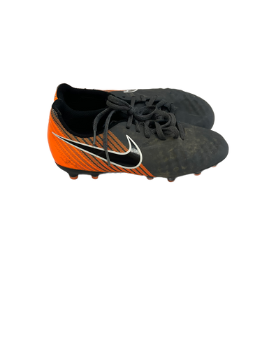 Used Nike MAGISTA Soccer Cleats Charcoal And Orange Junior 03.5 11692-S000138493