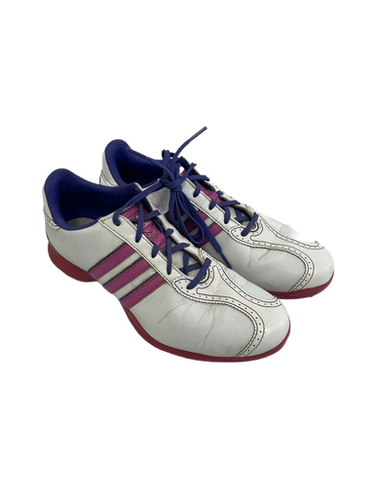 Used Adidas DRIVER MAY S Womens Golf Shoes White Senior 8.5 11692-S000138507