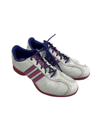 Used Adidas DRIVER MAY S Womens Golf Shoes White Senior 8.5 11692-S000138507