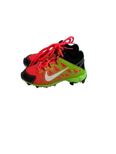 Used Nike HYPERDIAMOND BB/SB Cleats Black And Pink Youth 10.0 11692-S000138532
