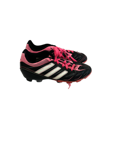 Used Adidas EZEIRO Soccer Cleats Black And Pink Junior 01.5 11692-S000138534