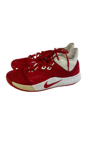 Used Nike PG 3 TB Basketball Shoes M Red Senior 10.5 11692-S000138547