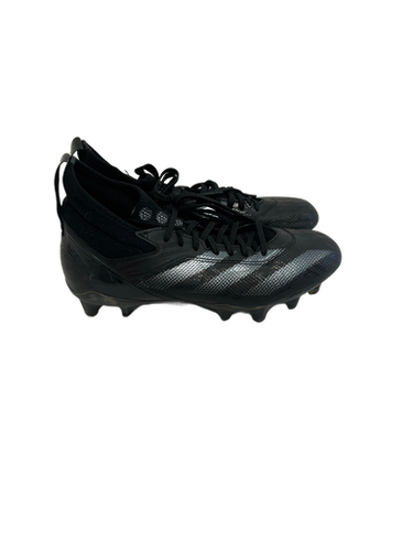 Used Adidas ADIZERO IMPACT Adult FB Cleats Black Senior 7.5 11692-S000138555