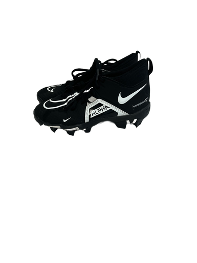 Used Nike ALPHA MENACE SHARK Jr FB Cleats Black Junior 03.5 11692-S000138564