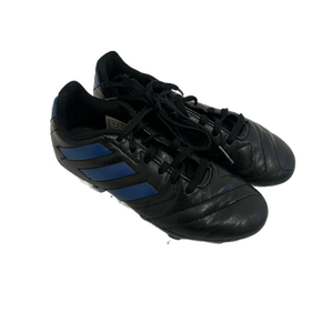 Used Adidas GOLETTO Soccer Cleats Black And Navy Blue Junior 01.5 11692-S000138586