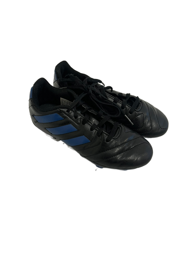 Used Adidas GOLETTO Soccer Cleats Black And Navy Blue Junior 01.5 11692-S000138586