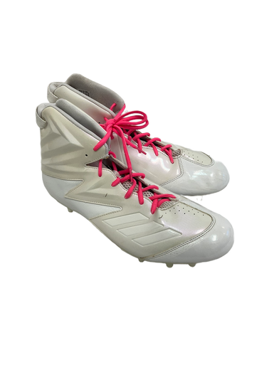 Used Adidas FREAK HIGH Adult FB Cleats White Senior 14 11692-S000138573