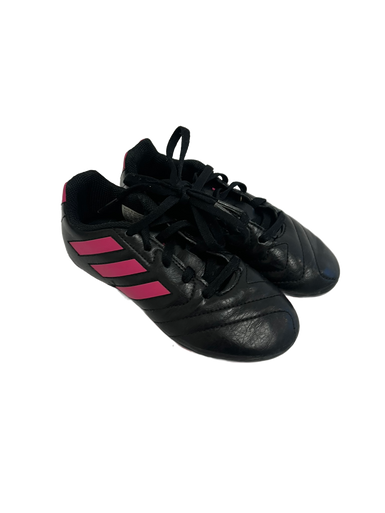 Used Adidas GOLETTO Soccer Cleats Black And Pink Youth 12.0 11692-S000138585