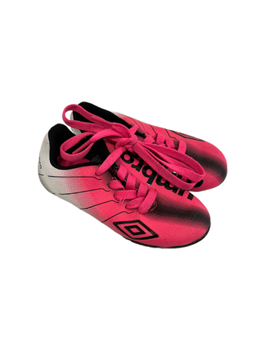 Used Umbro Soccer Cleats Black And Pink Youth 08.0 11692-S000138604