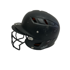 Used Schutt 325600 Batting Helmet w/Mask Black XXS 11692-S000138625