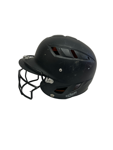 Used Schutt 325600 Batting Helmet w/Mask Black XXS 11692-S000138625