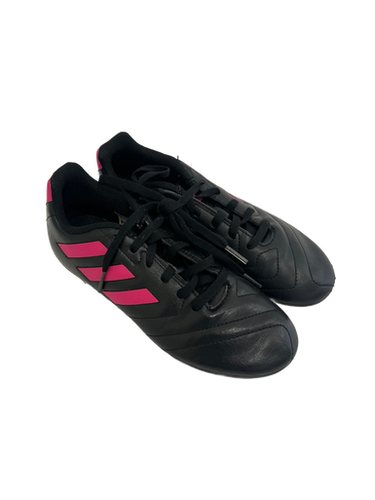 Used Adidas GOLETTO Soccer Cleats Black And Pink Junior 03 11692-S000138628