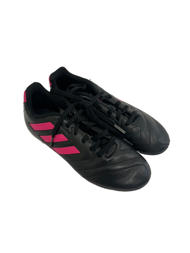 Used Adidas GOLETTO Soccer Cleats Black And Pink Junior 03 11692-S000138628