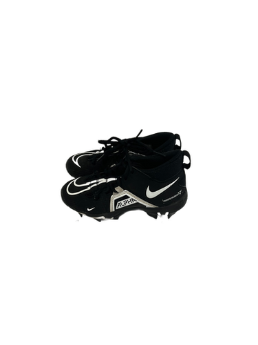Used Nike ALPHA MENACE SHARK Youth FB Cleats Black And White Youth 13.0 11692-S000138660