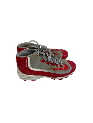 Used Nike HUARACHE BB/SB Cleats Red Junior 05.5 11692-S000138663
