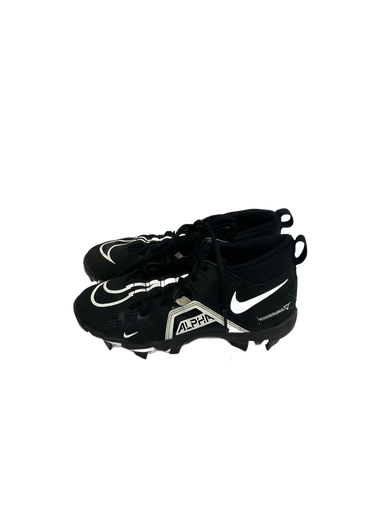 Used Nike ALPHA MENACE SHARK Jr FB Cleats Black And White Junior 04 11692-S000138661