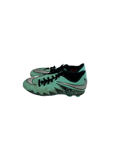 Used Nike HYPERVENOM Soccer Cleats Teal Junior 03 11692-S000138664