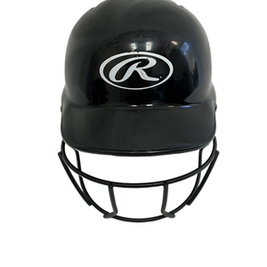 Used Rawlings MLTBH-R1 Batting Helmet w/Mask Black One Size 11692-S000138668