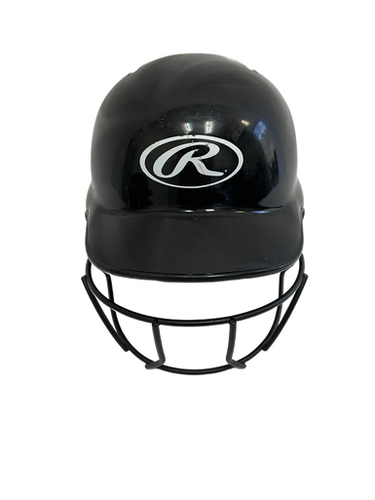 Used Rawlings MLTBH-R1 Batting Helmet w/Mask Black One Size 11692-S000138668