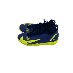 Used Nike MERCURIAL Soccer Indoor Shoes Navy Blue Junior 02.5 11692-S000138674