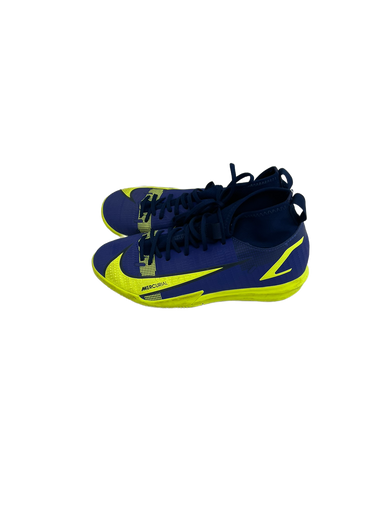 Used Nike MERCURIAL Soccer Indoor Shoes Navy Blue Junior 02.5 11692-S000138674