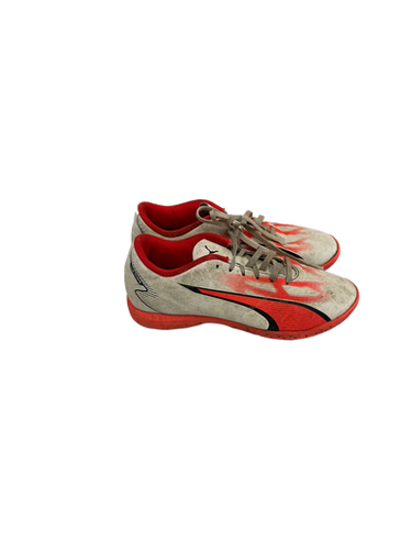 Used Puma ULTRA PLAY IT Soccer Indoor Shoes White And Pink Senior 7.5 11692-S000138678