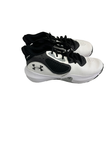 Used Under Armour LOCKDOWN 6 Basketball Shoes Y White Junior 04.5 11692-S000138681