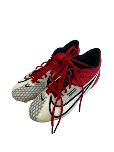 Used Nike VAPOR EDGE ELITE 360 Adult FB Cleats White And Red Senior 8 11692-S000138700
