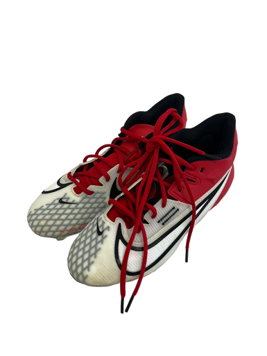 Used Nike VAPOR EDGE ELITE 360 Adult FB Cleats White And Red Senior 8 11692-S000138700