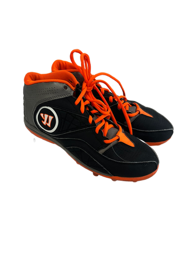 Used Warrior LAX CLEAT LAX Cleats Boys Black Junior 05.5 11692-S000138706