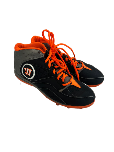 Used Warrior LAX CLEAT LAX Cleats Boys Black Junior 05.5 11692-S000138706