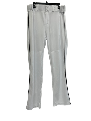 Used Alleson WHITE/BLK OB BB/SB Pant Mens White And Black LG 11692-S000138713