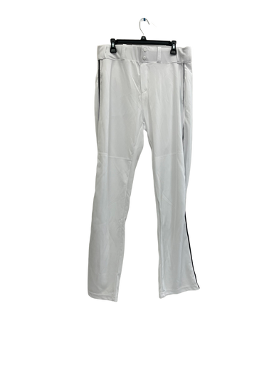 Used Alleson WHITE/BLK OB BB/SB Pant Mens White And Black LG 11692-S000138714