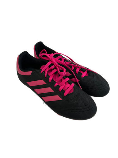 Used Adidas GOLETTO Soccer Cleats Black And Pink Junior 04 11692-S000138720