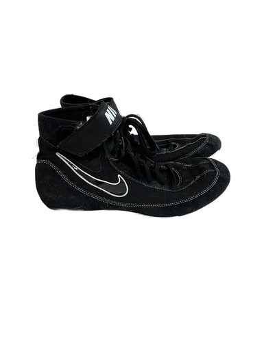 Used Nike SPEED SWEEP Wrestling Shoes Black Senior 10.5 11692-S000138108