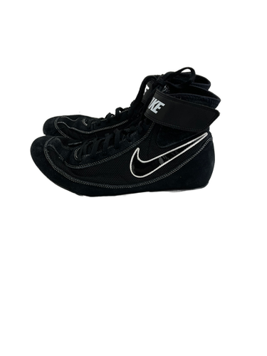 Used Nike SPEED SWEEP Wrestling Shoes Black Senior 9 11692-S000138109
